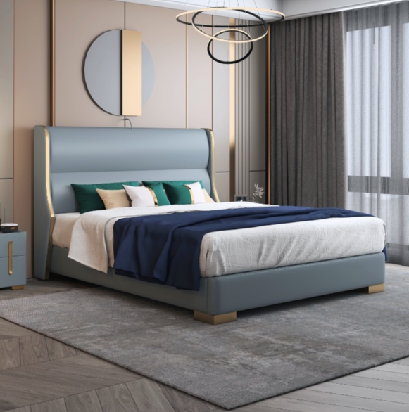 義式輕奢皮床 AOZ-M156