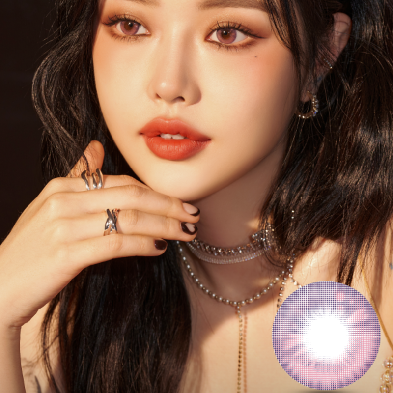 [預訂][月拋] LensVery Fairy Series Pink 每月拋棄彩妝隱形眼鏡｜每盒2片