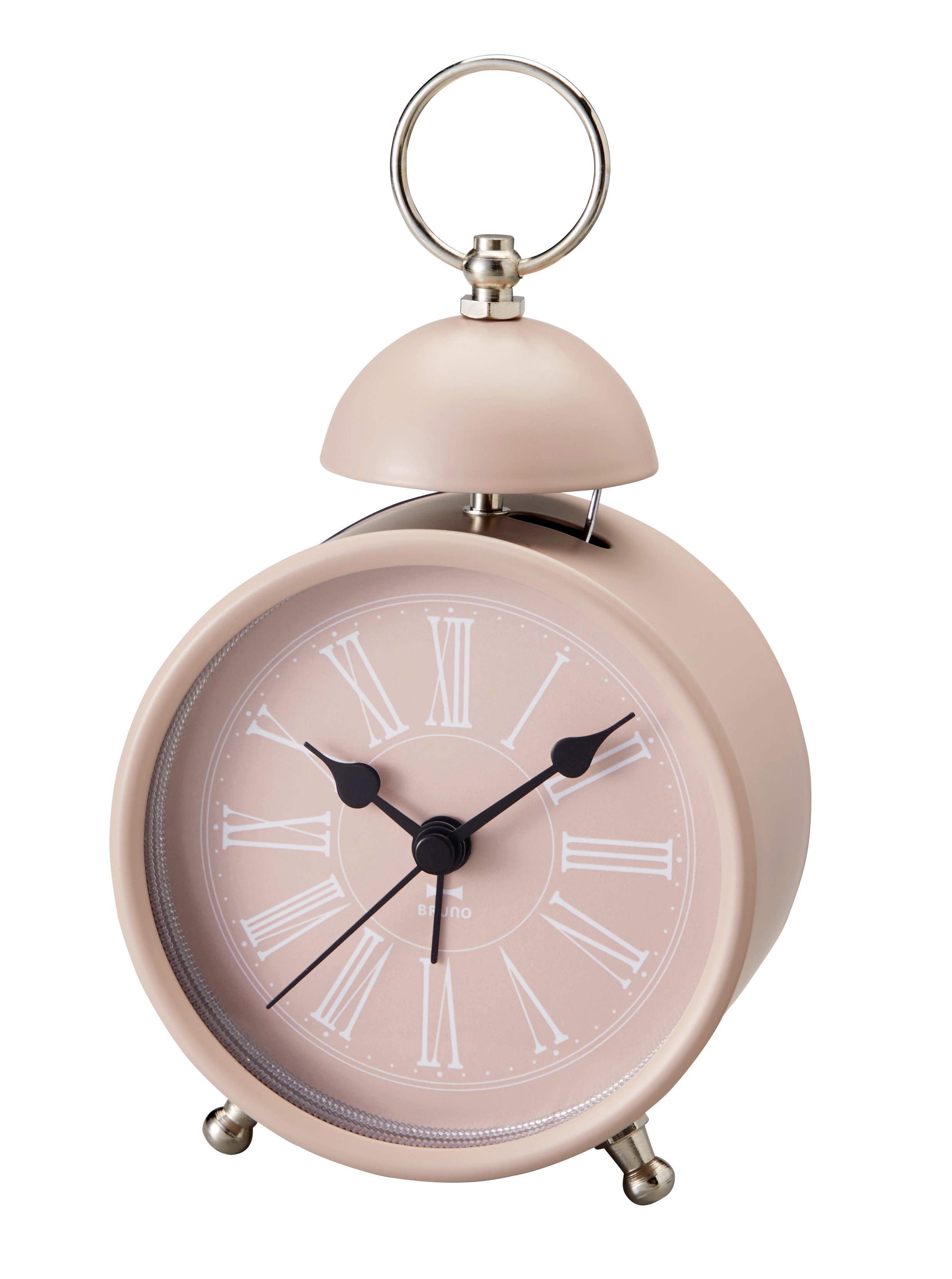 【BRUNO】仿古羅馬數字圓形鬧鐘 BCA010