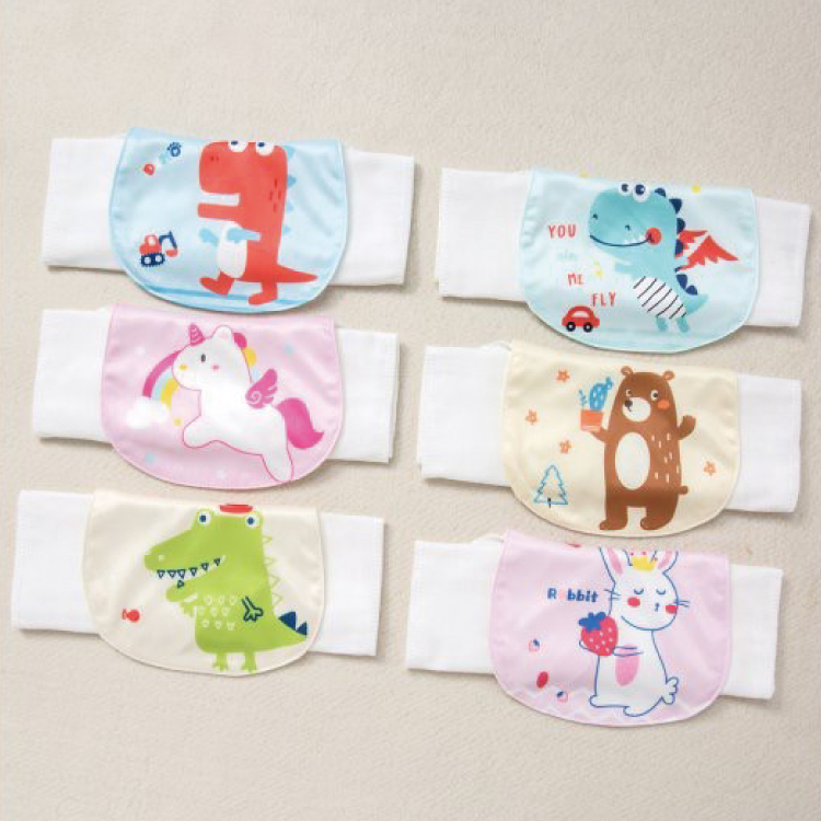 【JS0210】童趣卡通純棉隔汗巾(兩入一組)＊三款