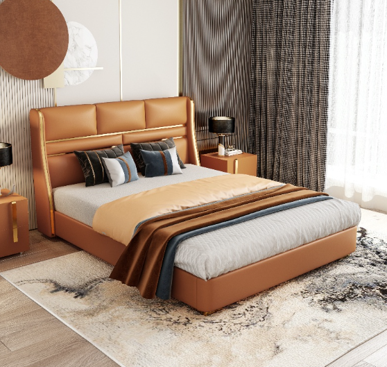 義式輕奢皮床 AOZ-M116