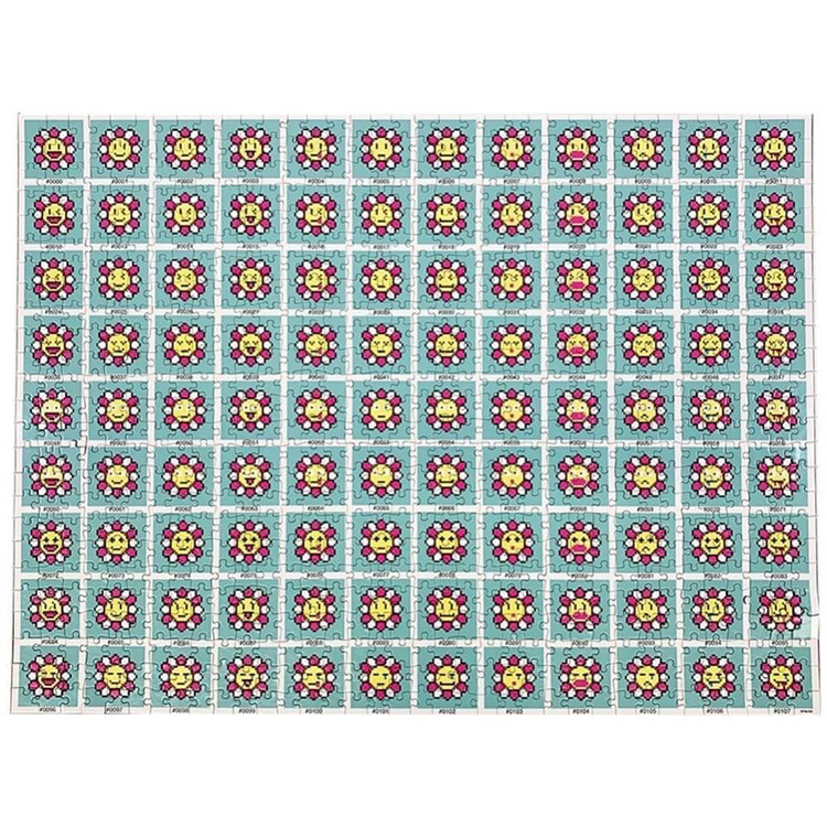 村上隆︱像素 Murakami 小花拼圖 900片