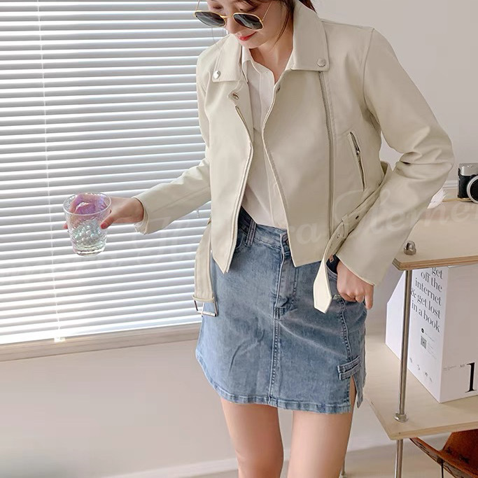 JK22W1266 貼版騎士短版PU皮夾