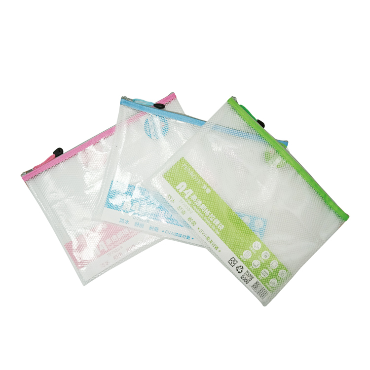 【PENROTE筆樂】高透網格拉鏈袋 A4/A5/L3