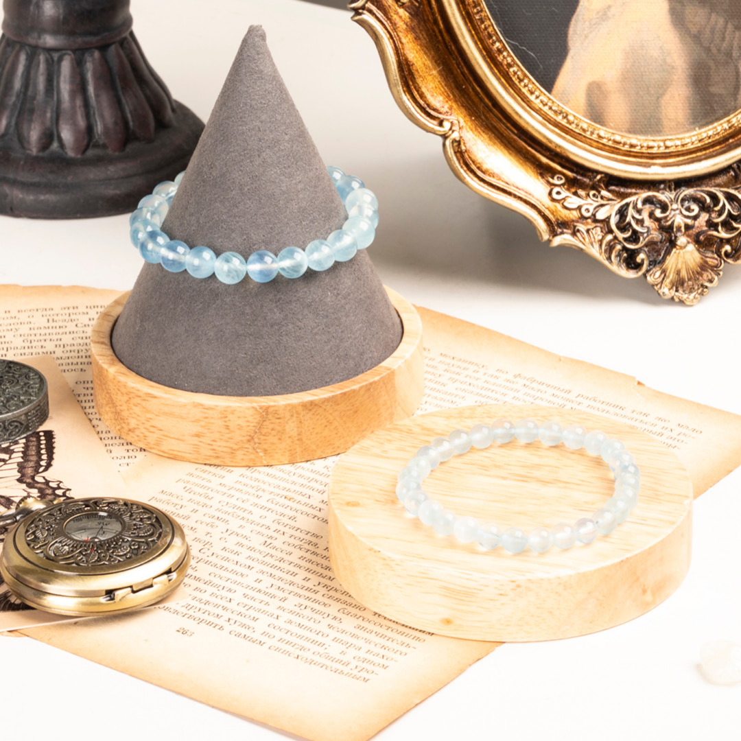 【無瑕】人魚之淚- 海藍寶手鍊