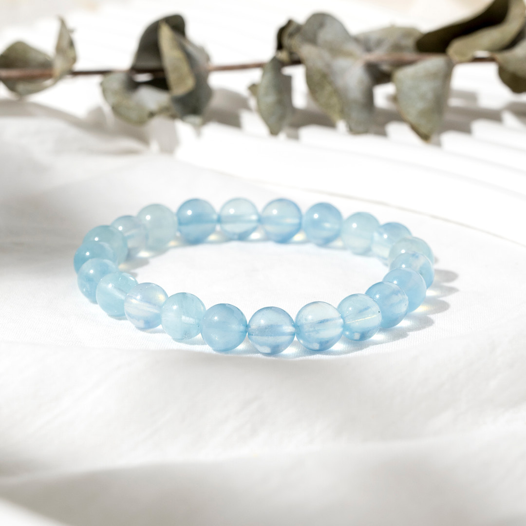 【無瑕】人魚之淚- 海藍寶手鍊