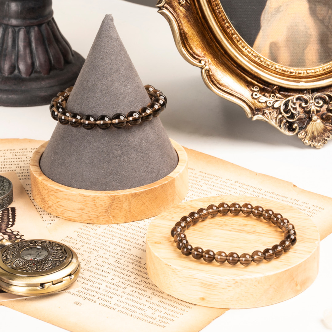 【無瑕】輕霧籠罩-茶水晶手鍊