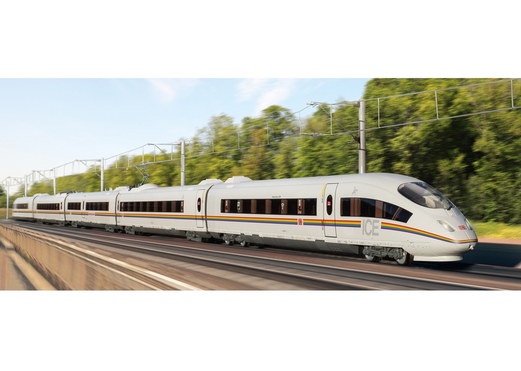 Trix 22784 HO規 ICE3 Rainbow, DB AG 數位音效高速列車.5輛.附室內燈