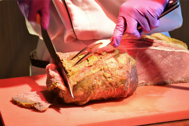 嘉義長榮文苑酒店 現切牛肉