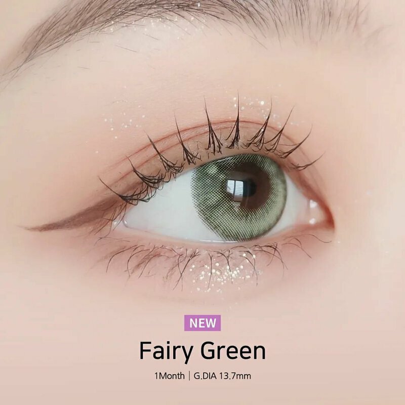 [預訂][月拋] LensVery Fairy Series Green 每月拋棄彩妝隱形眼鏡｜每盒2片