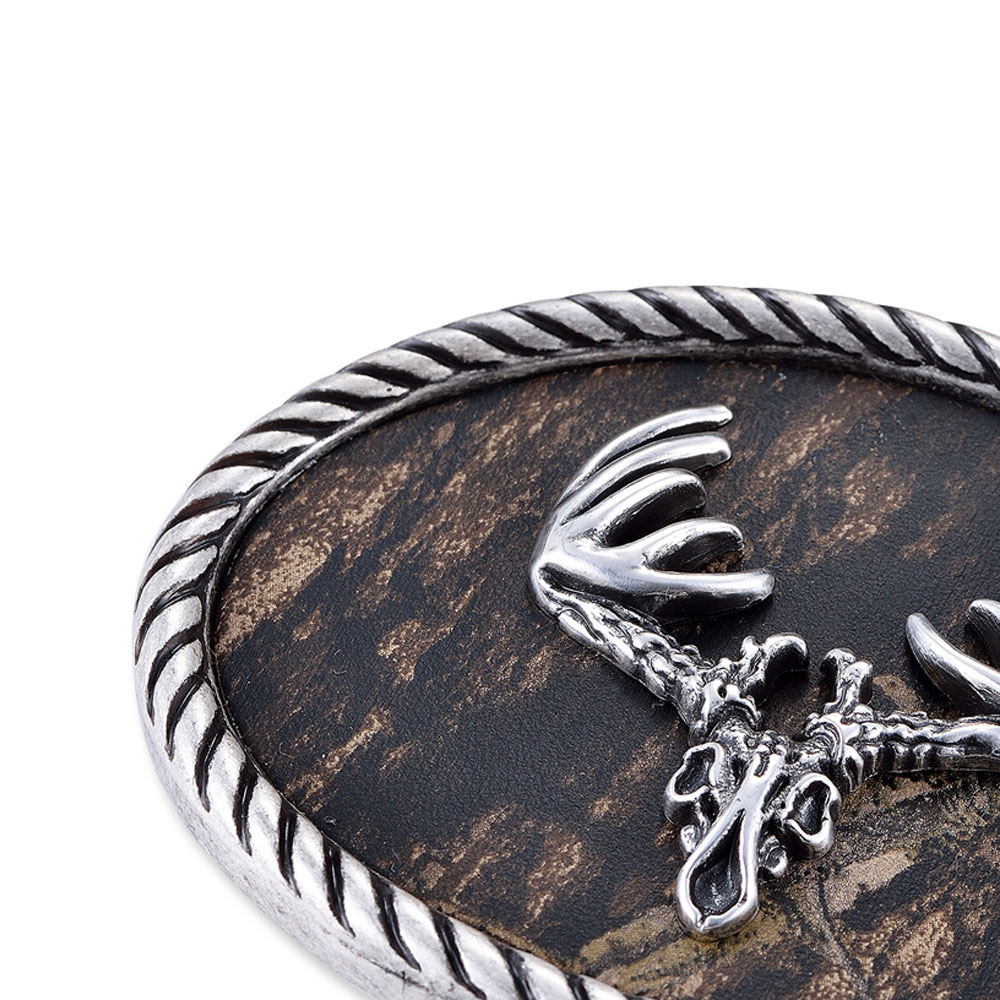 安吉麗娜森林鹿骷髏 造型皮帶扣 / 皮帶頭 - 現貨