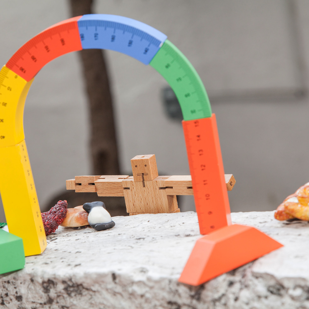 Areaware Cubebot 積木變形機器人 | Medium中型