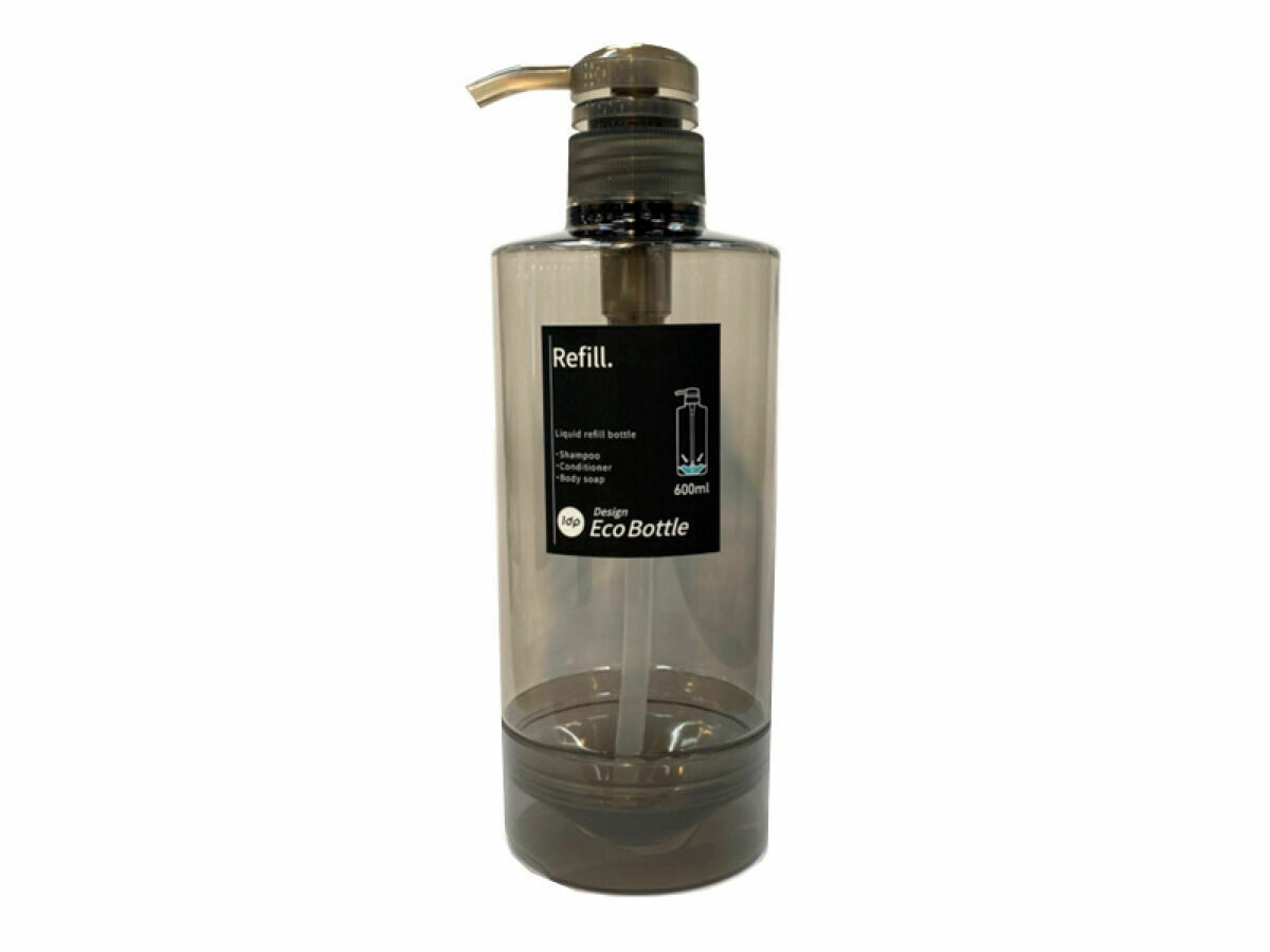 1dp零殘留按壓瓶/圓形琥珀色 600ml