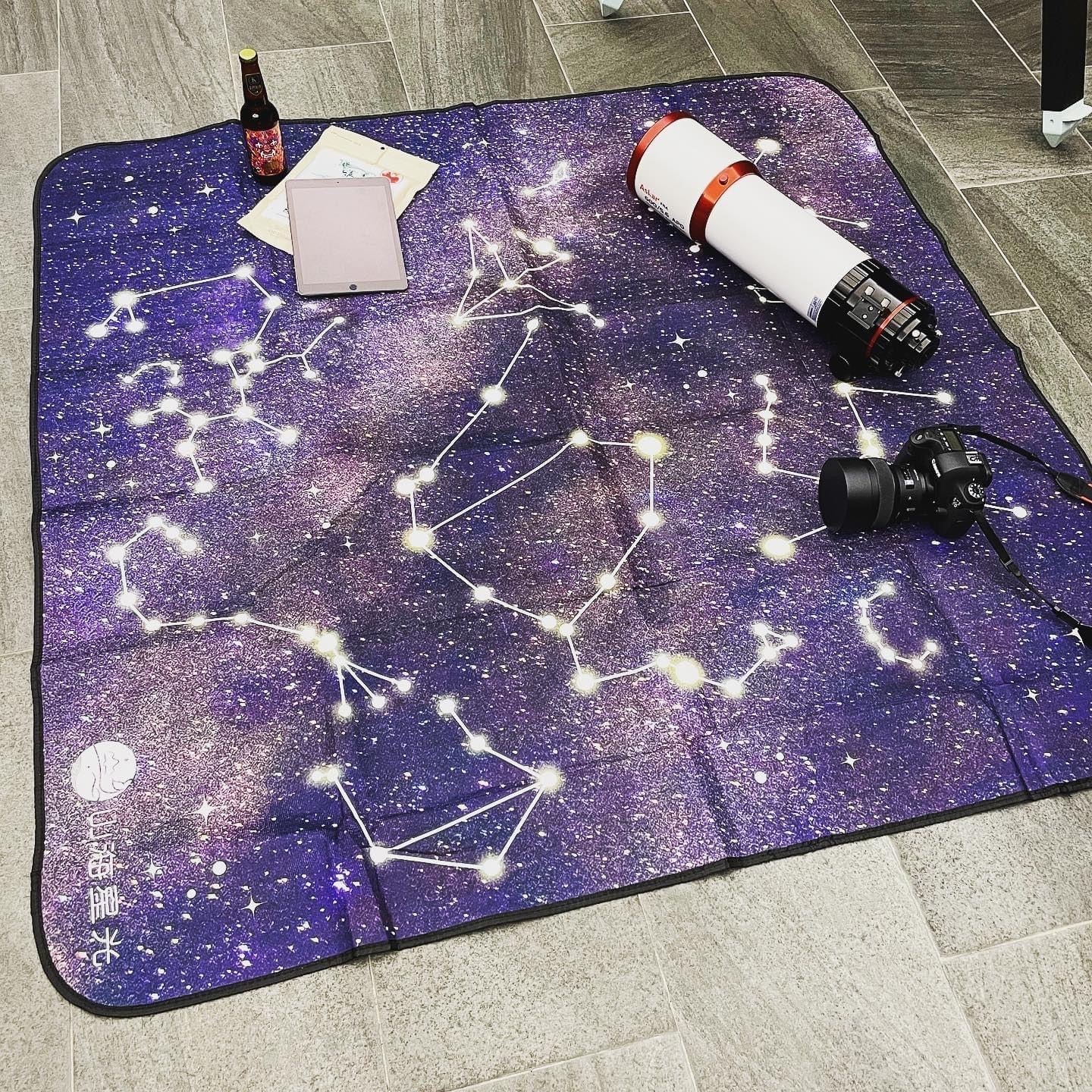 夏季星空野餐墊