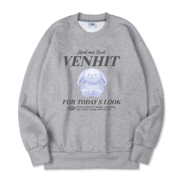 VENHIT Blue Rabbit Special Cotton Sweatshirt