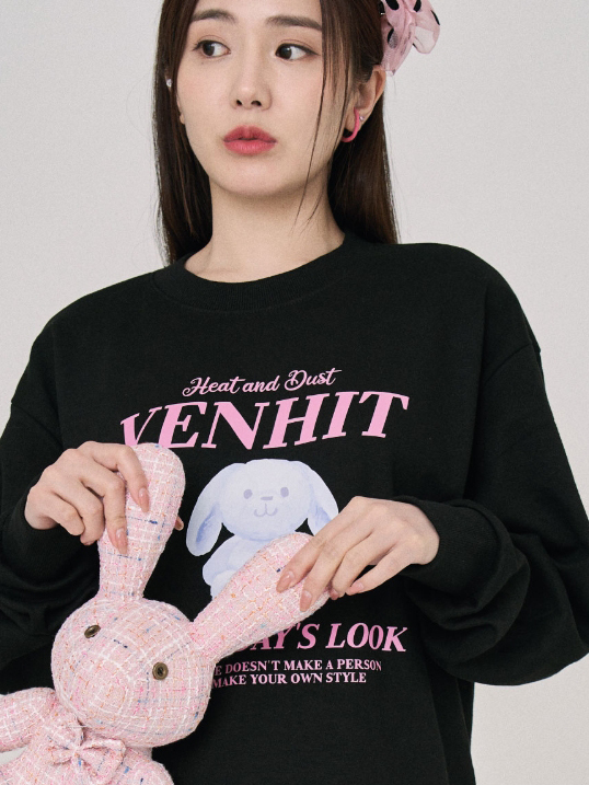 VENHIT Blue Rabbit Special Cotton Sweatshirt