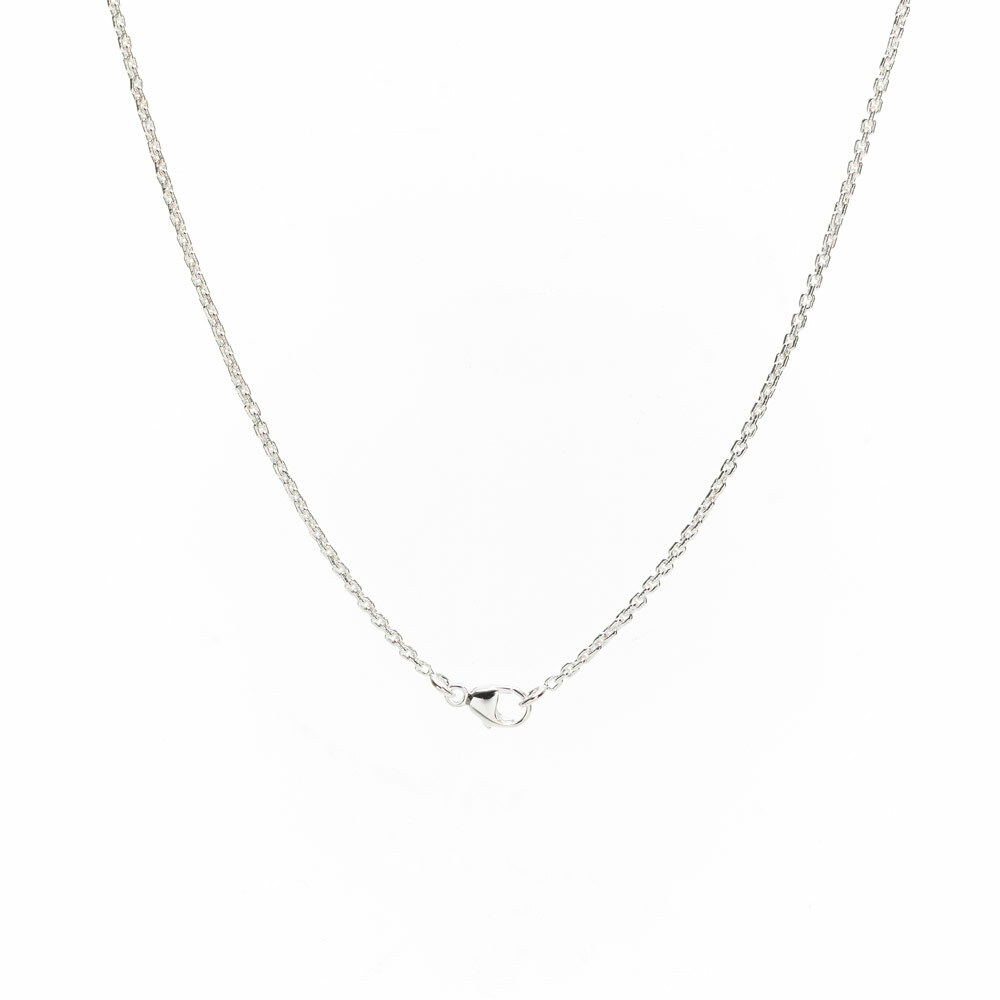 LOUIS VUITTON Silver Lockit Pendant Q93559 Sterling Silver Chain