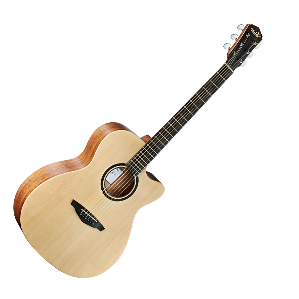 Veelah V1-GAC 雲杉木 缺角 面單板 民謠吉他 單板木吉他