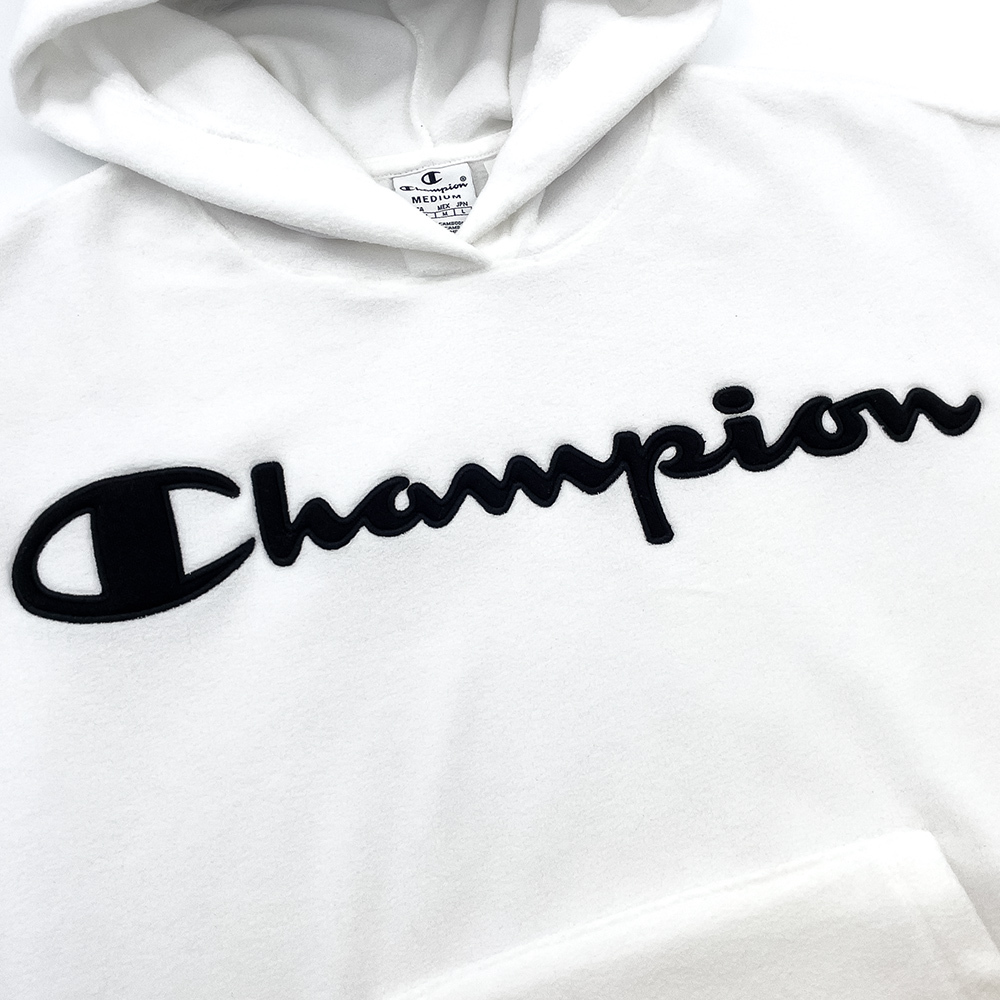 女款 -草寫LOGO連帽衛衣-白色（115746-WW001）