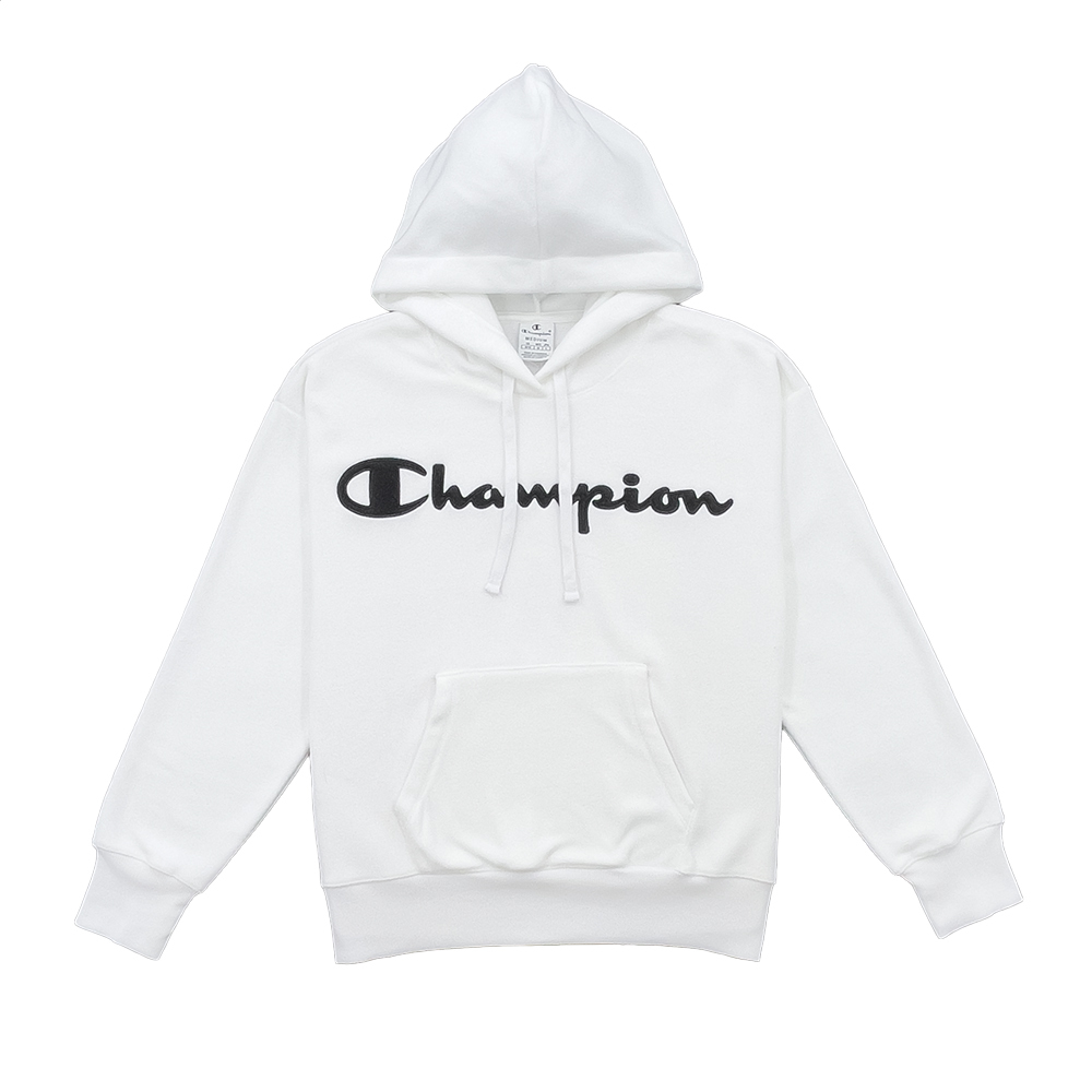 女款 -草寫LOGO連帽衛衣-白色（115746-WW001）