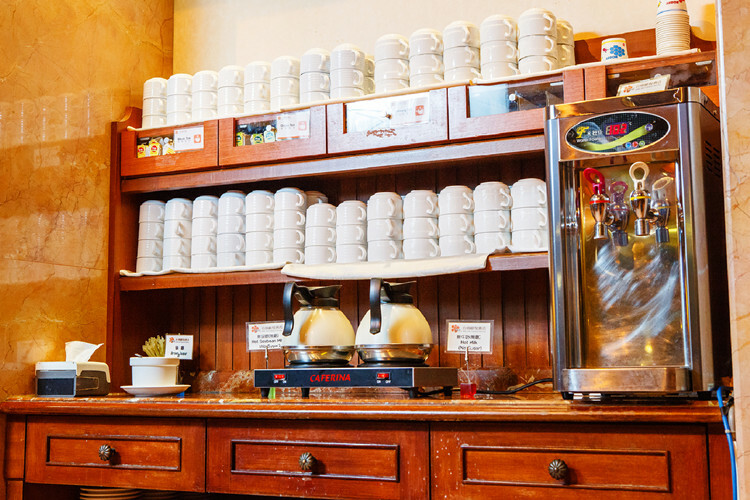 維悅酒店早餐廳 熱飲區