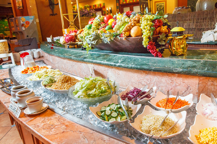 維悅酒店早餐廳 生菜沙拉區