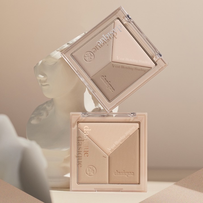 📦預購 Dasique-自然輪廓三色修容盤（暖色/冷色）