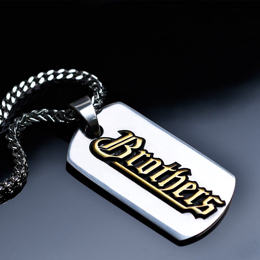 中信兄弟商品 - Brothers 軍牌項鍊 2020年限定品 僅供展示