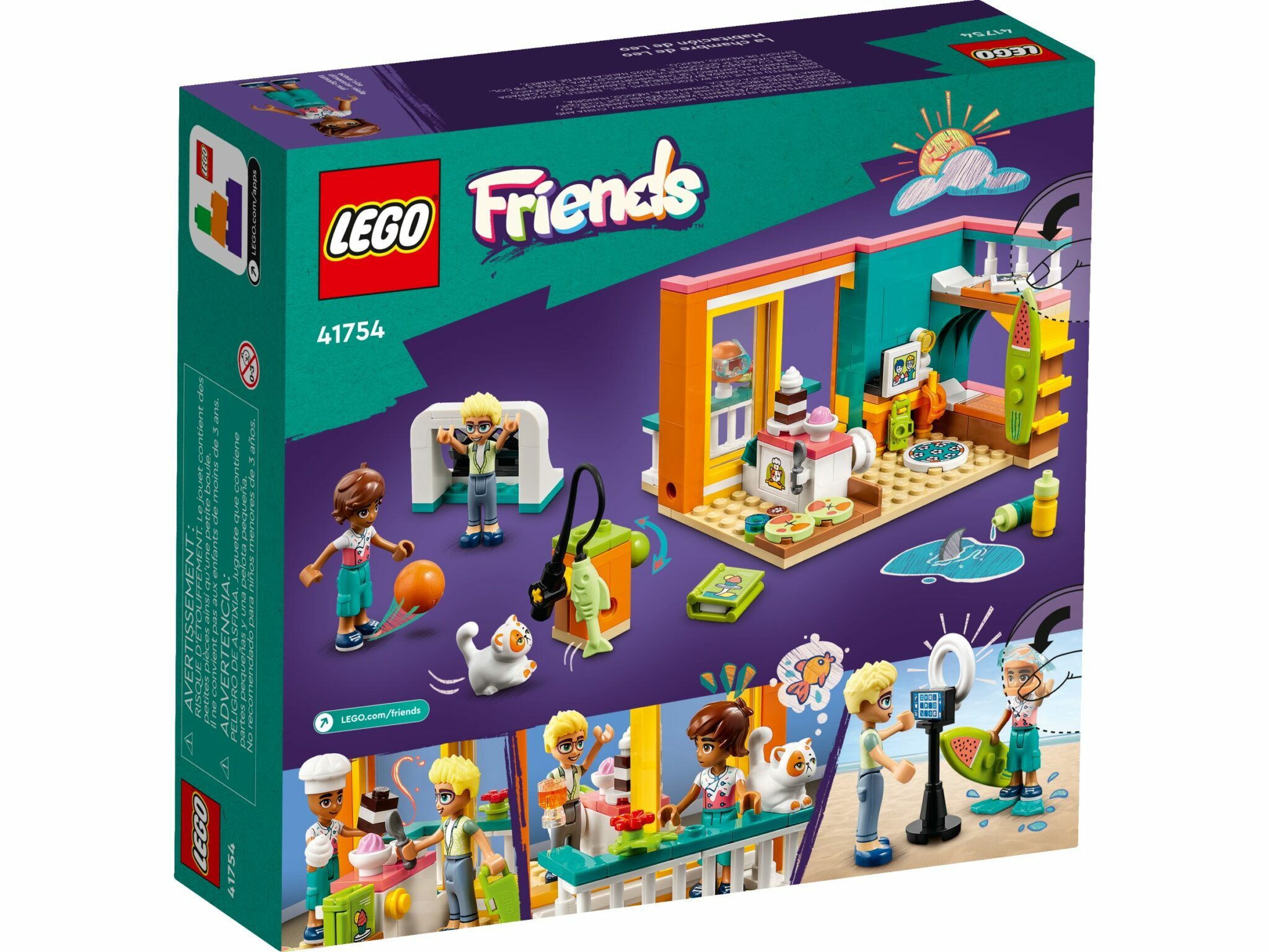 [飛米樂高積木專賣店] LEGO 41754- Friends 李奧的房間