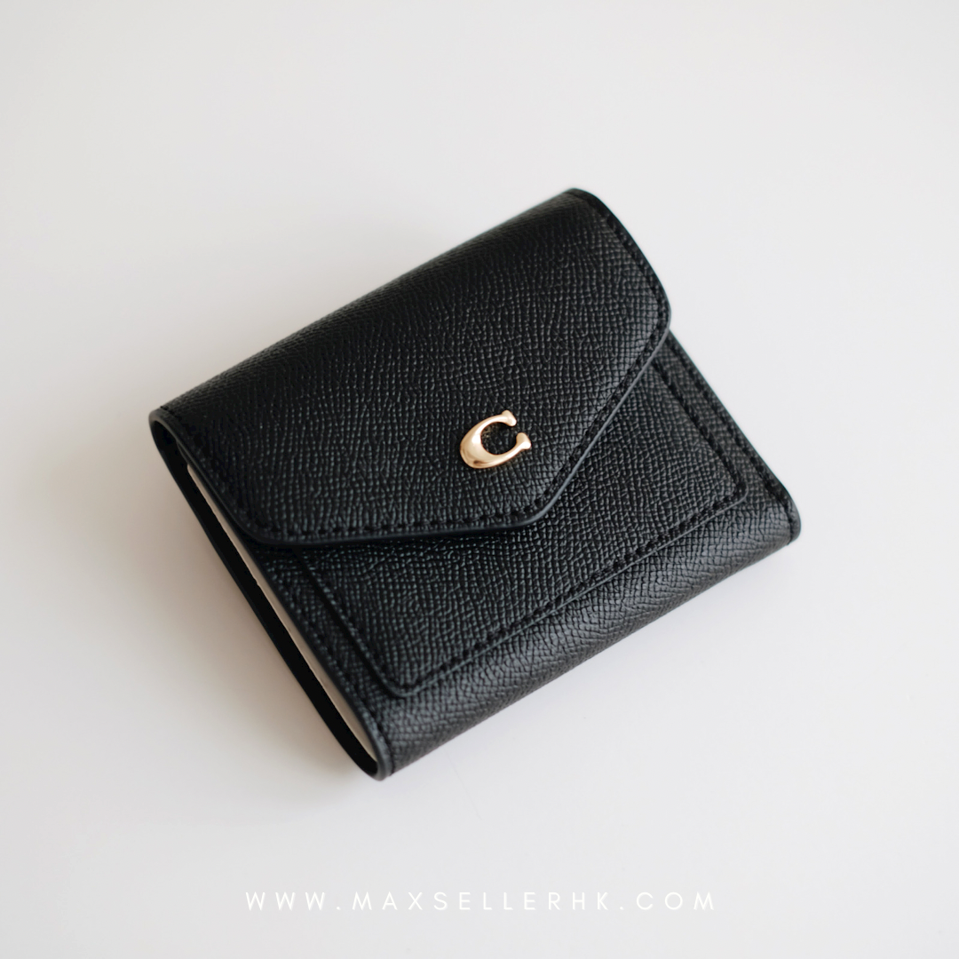現貨｜COACH WYN Envelope Small Wallet 奶茶拼色短銀包
