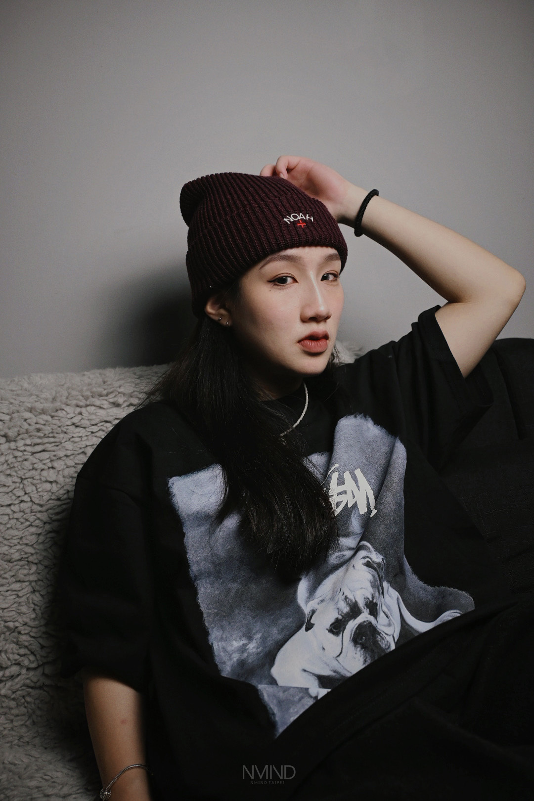 <快速出貨>NOAH Core Logo Beanie 毛帽 紫色/酒紅