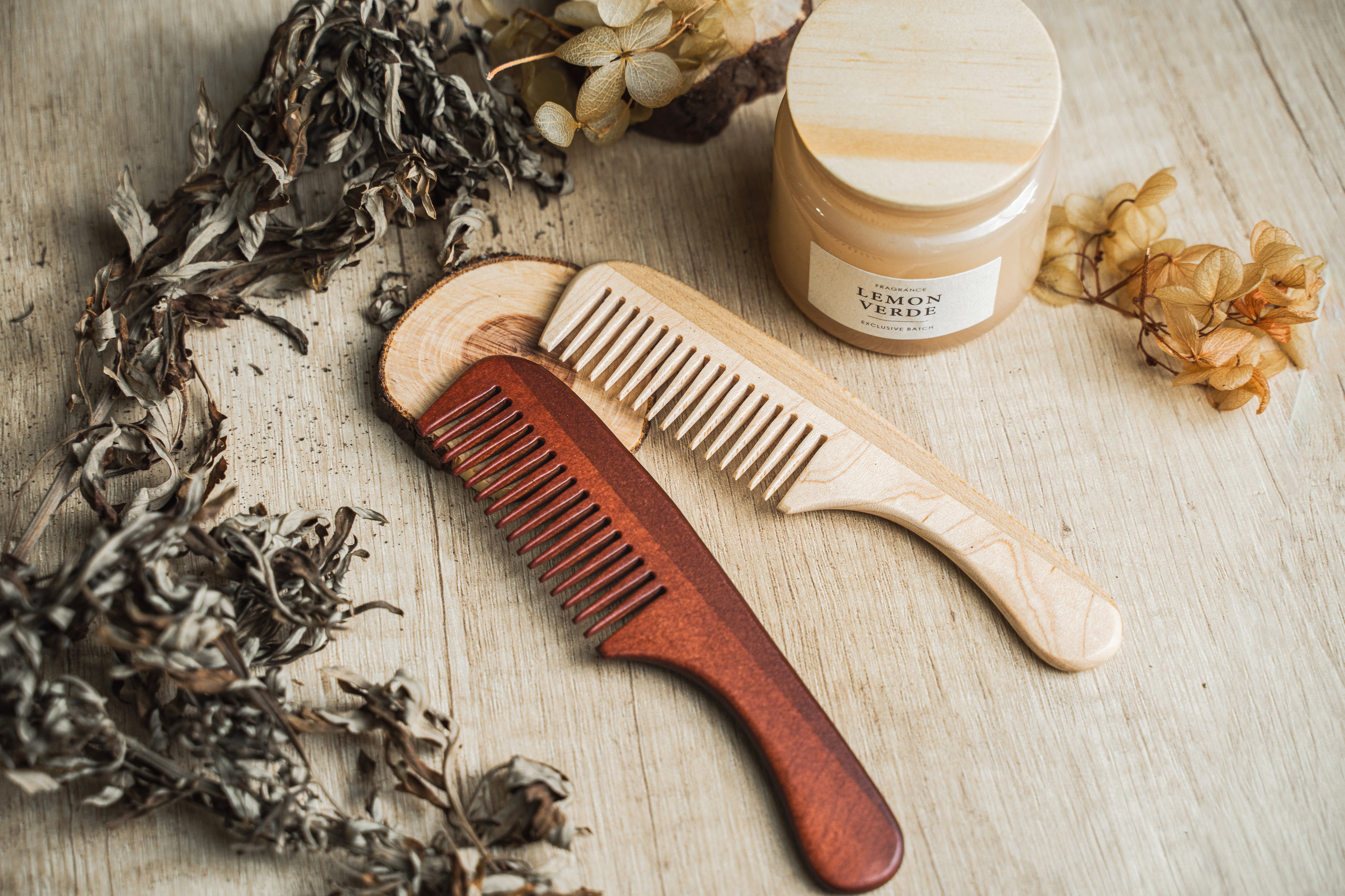 攜帶型木製小扁梳