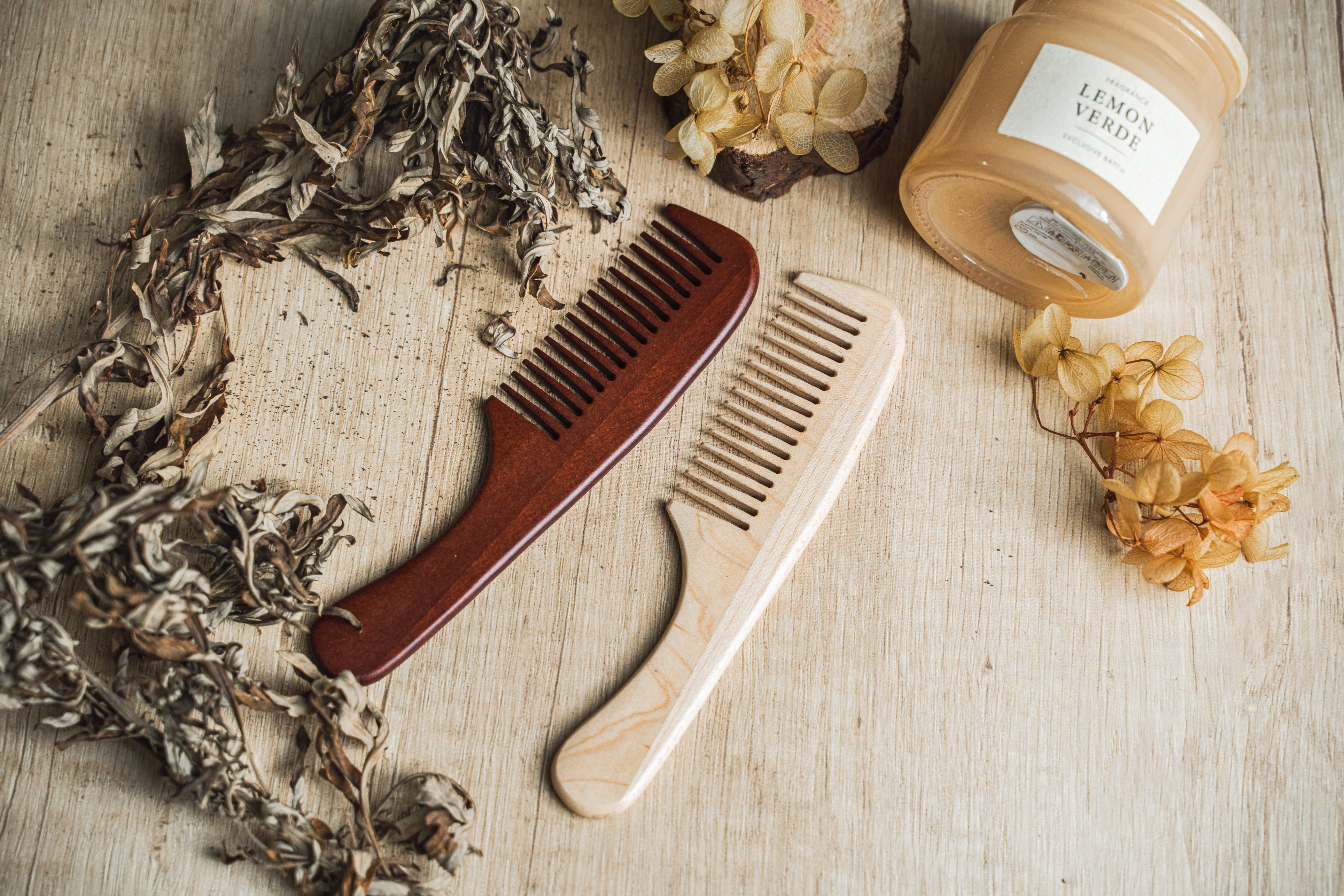 攜帶型木製小扁梳