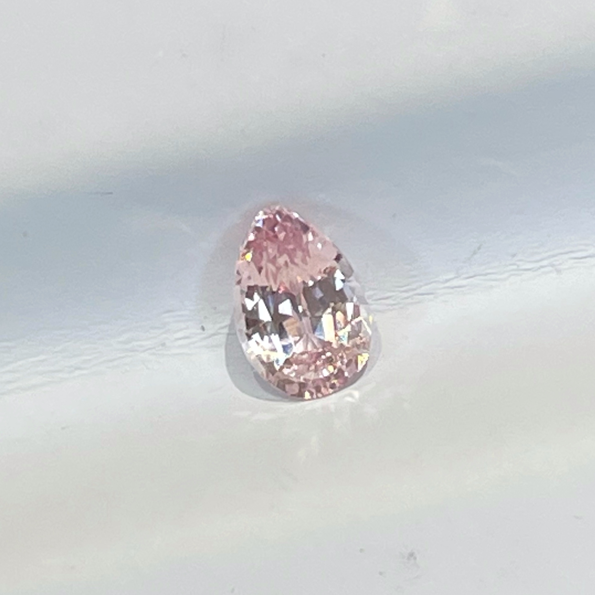 無燒粉藍寶 0.51ct 天然