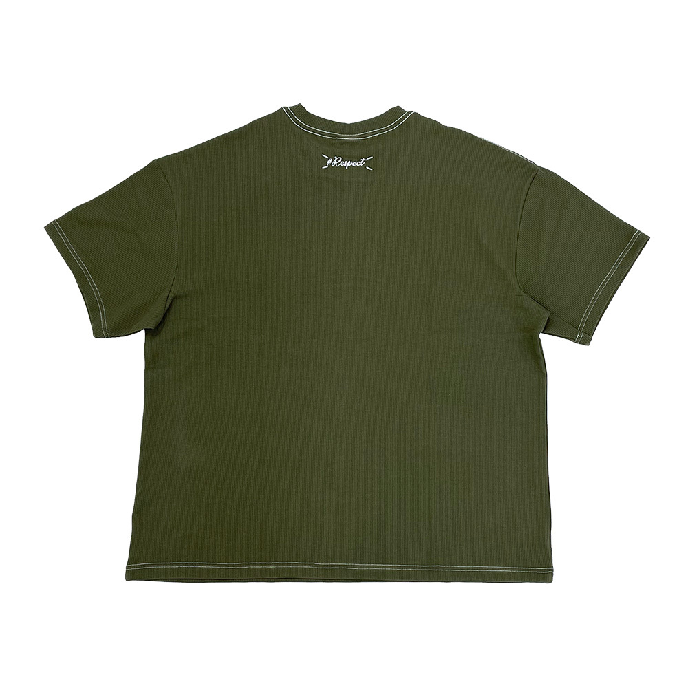 22-23 LIONEERS鬆餅格短TEE｜軍綠