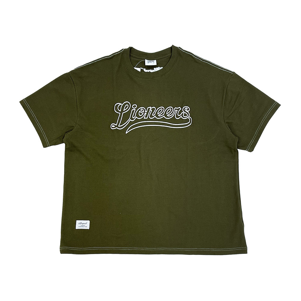 22-23 LIONEERS鬆餅格短TEE｜軍綠