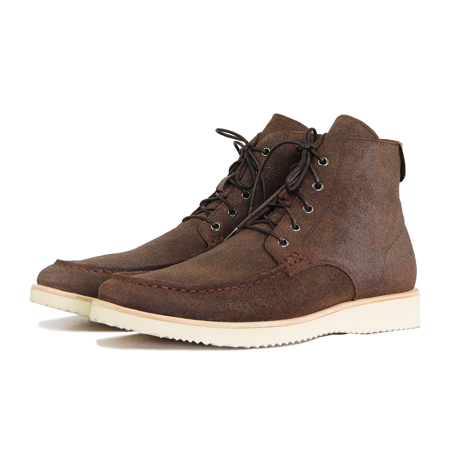 Sweet Villians M1065B Casual Leather Boots Brown