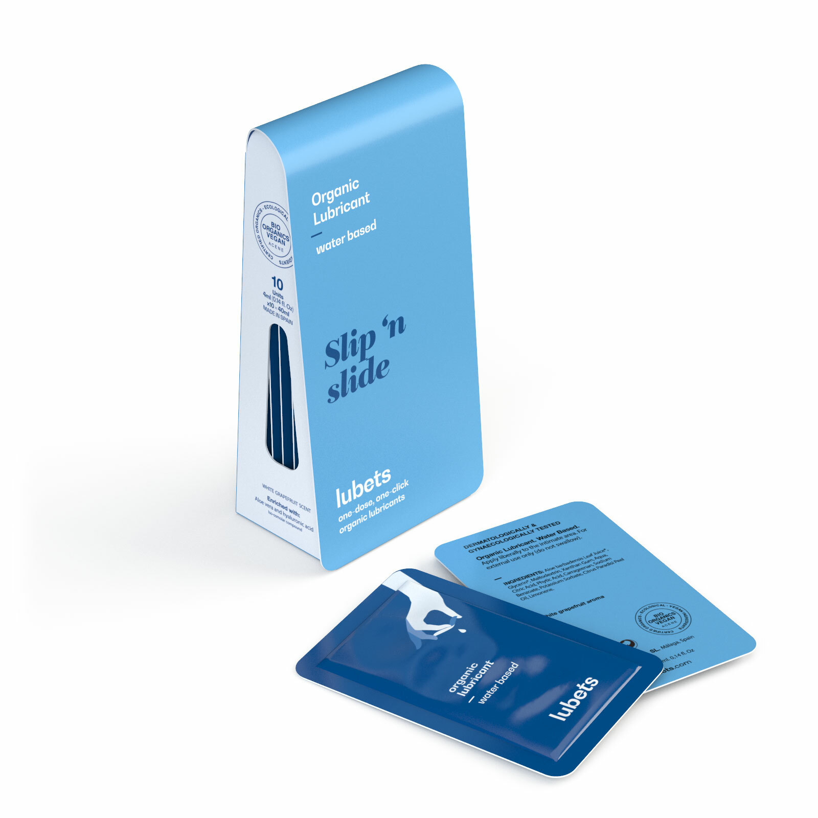 Lubets 天然有機水性潤滑液 十片隨身包