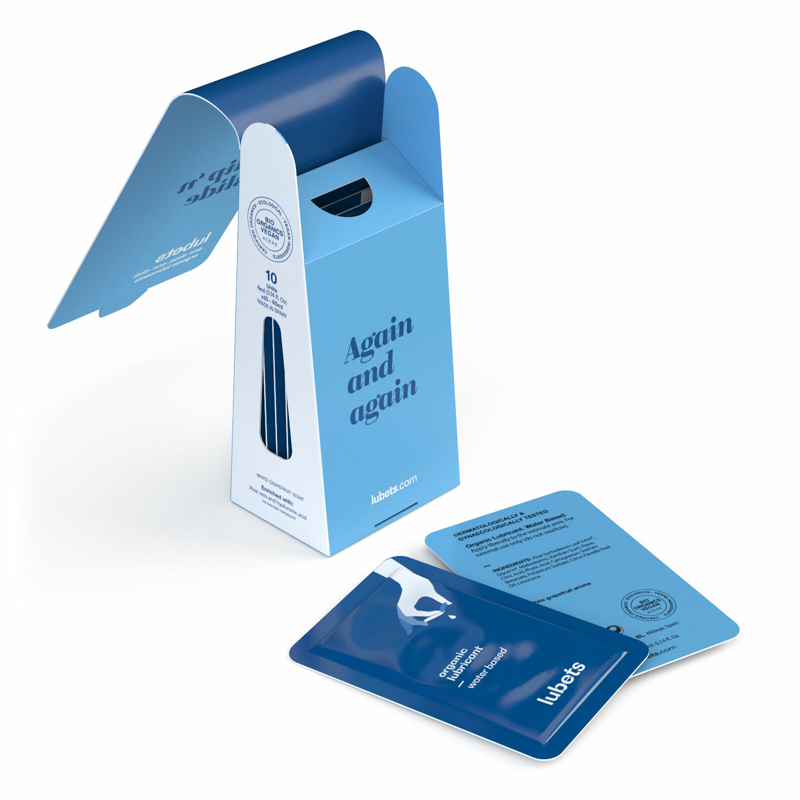 Lubets 天然有機水性潤滑液 十片隨身包