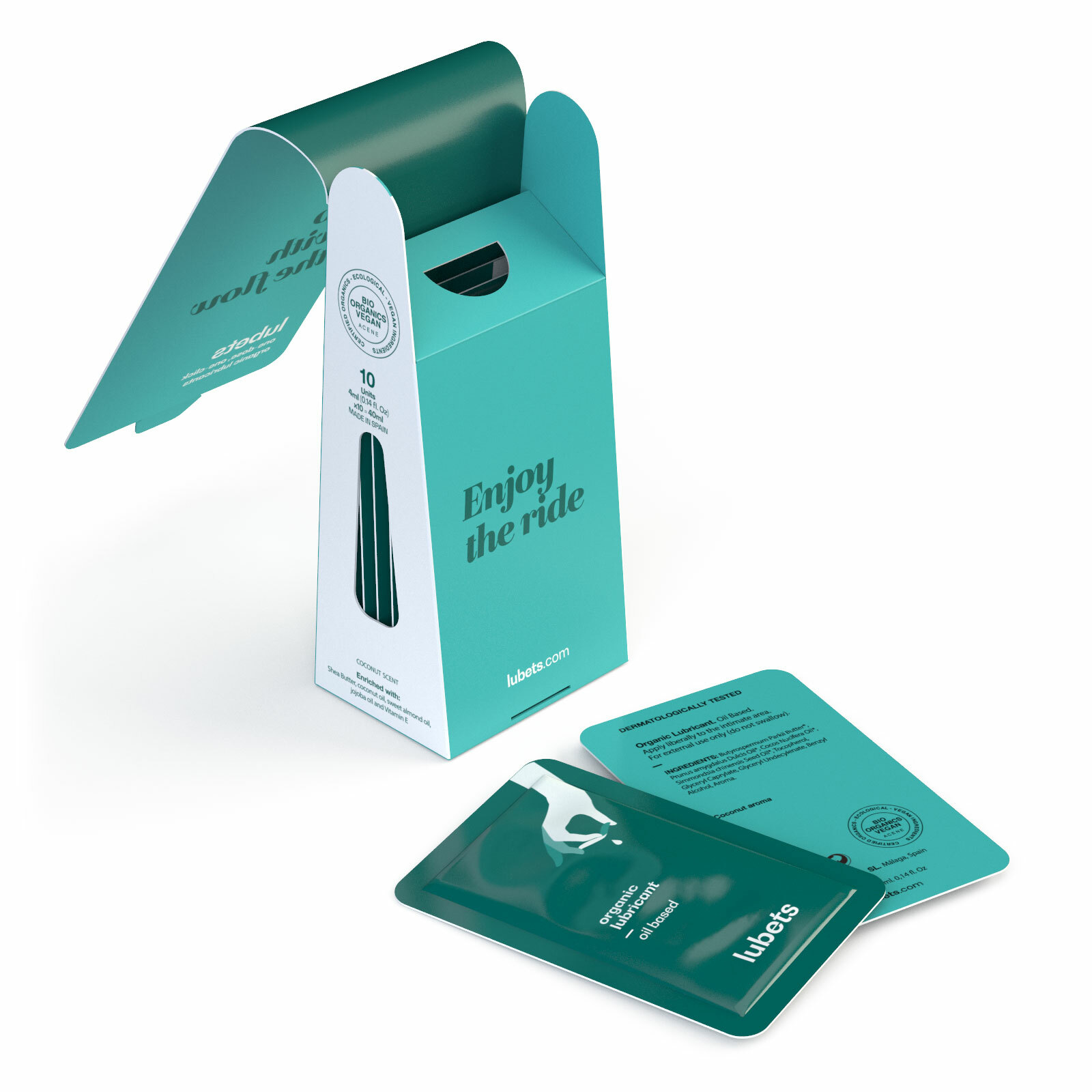 Lubets 天然有機油性潤滑液 十片隨身包