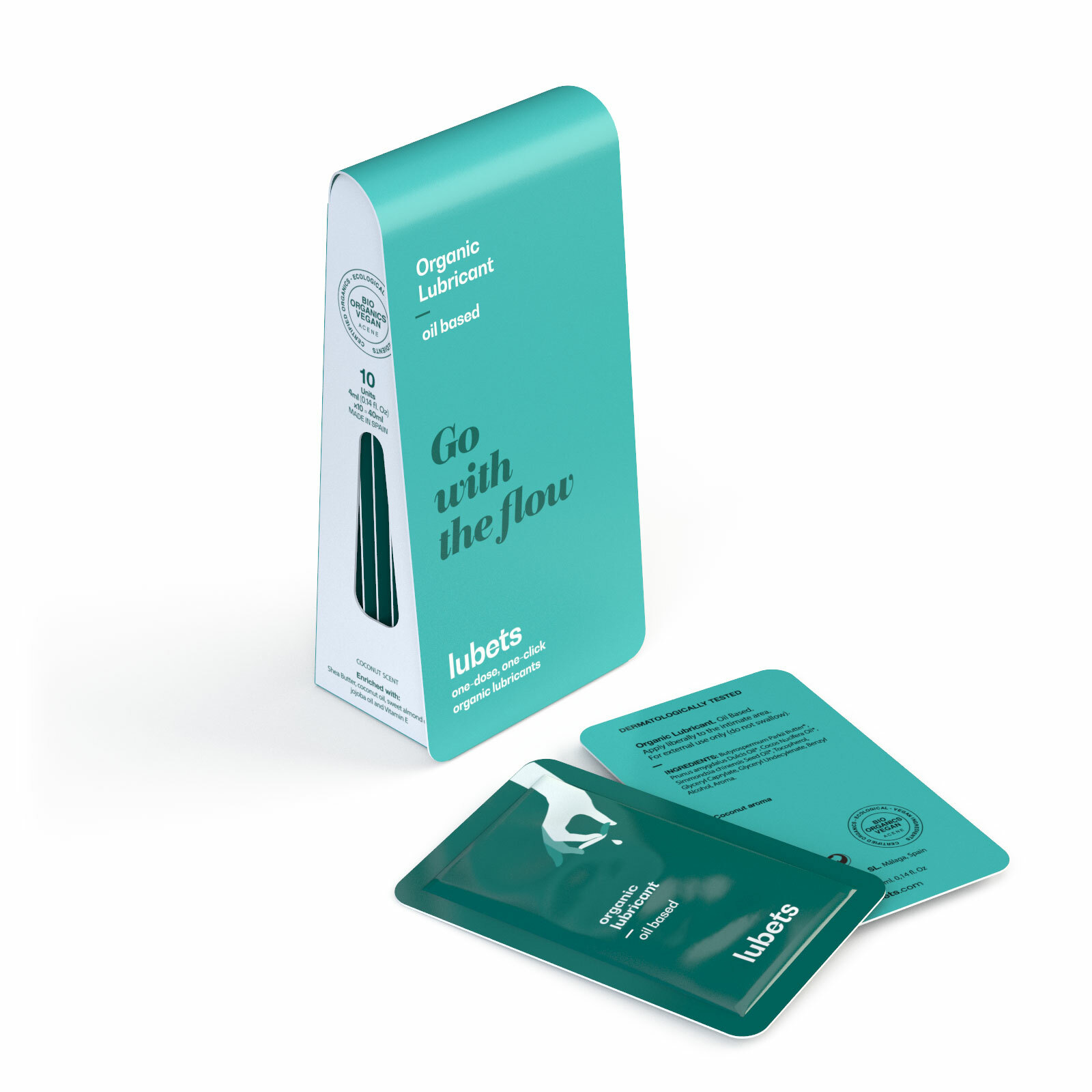 Lubets 天然有機油性潤滑液 十片隨身包
