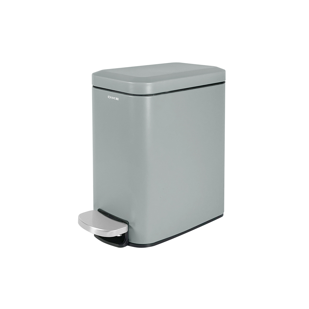 HBA140 超靜音抗菌緩降窄型垃圾桶5L