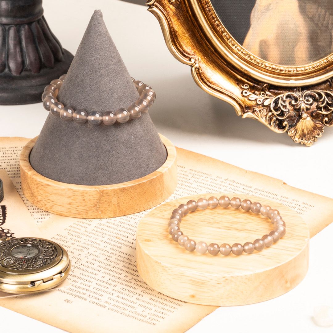 【無瑕】雋永歲月-灰瑪瑙手鍊