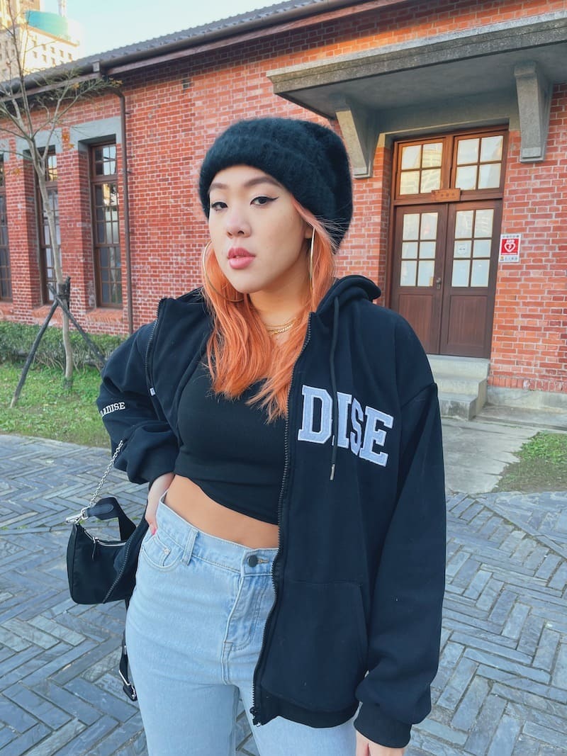 美式PARADISE連帽外套