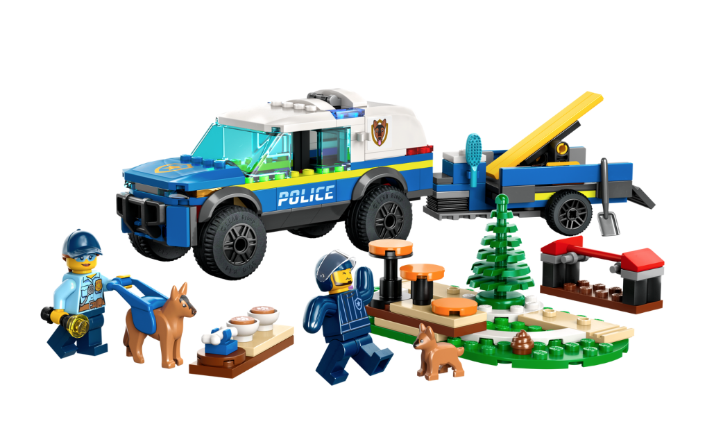 LEGO City 60369 : 流動警犬訓練車