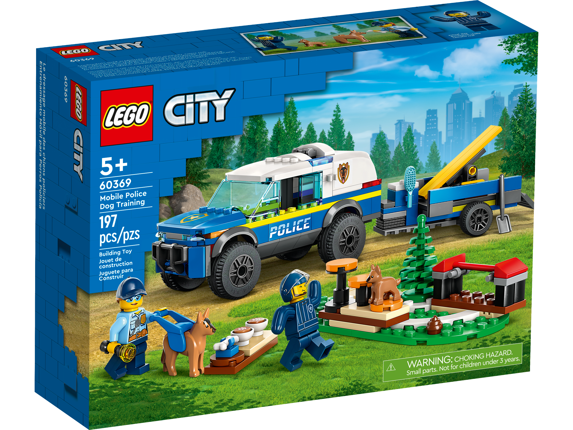 LEGO City 60369 : 流動警犬訓練車