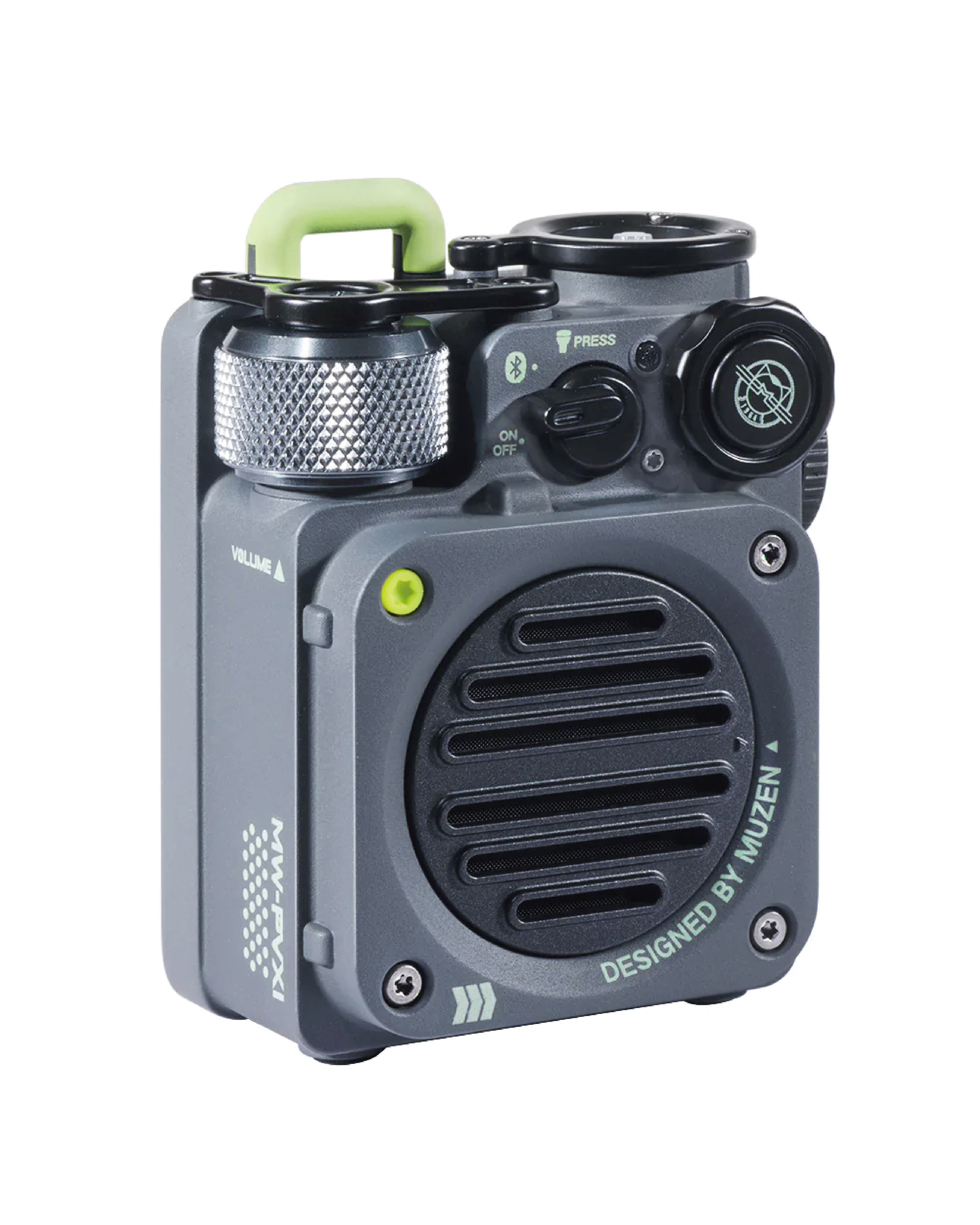 【MUZEN】Wild Mini 戶外越野防水 藍牙喇叭音響 / 水泥灰