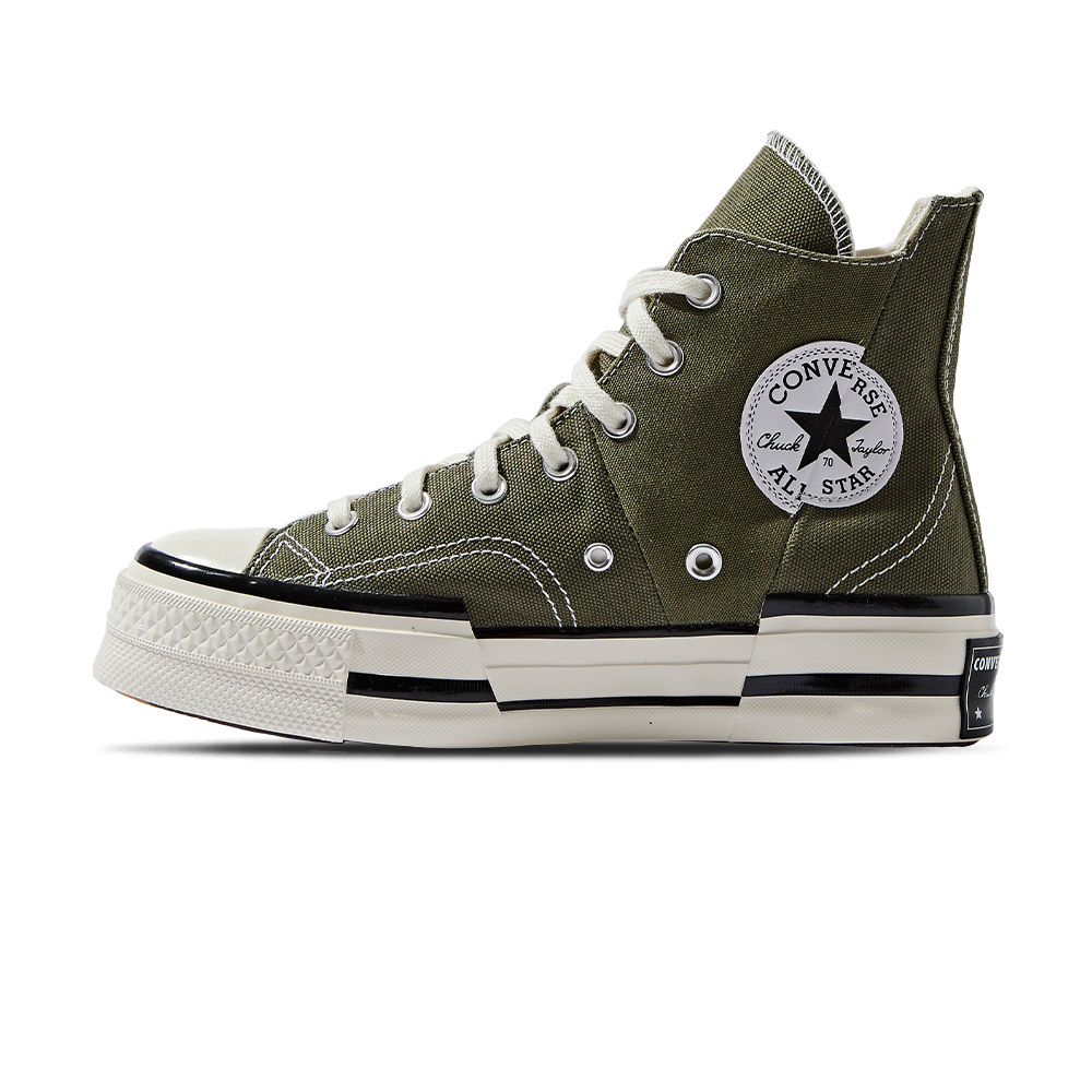 Converse CHUCK 70 PLUS HI 男女軍綠色厚底高筒休閒鞋A01362C