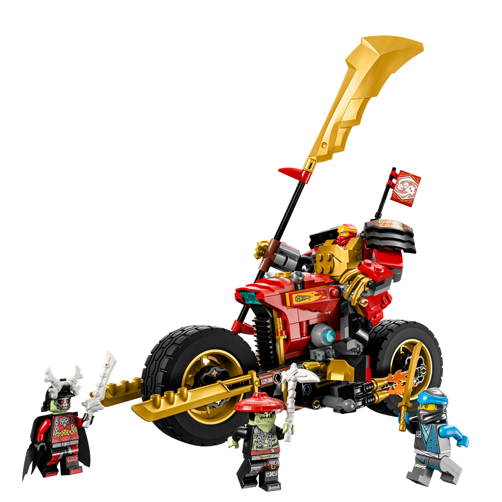 人間風車 2017年版 LEGO 71783 赤地的機械人騎士-進化版旋風忍者®系列