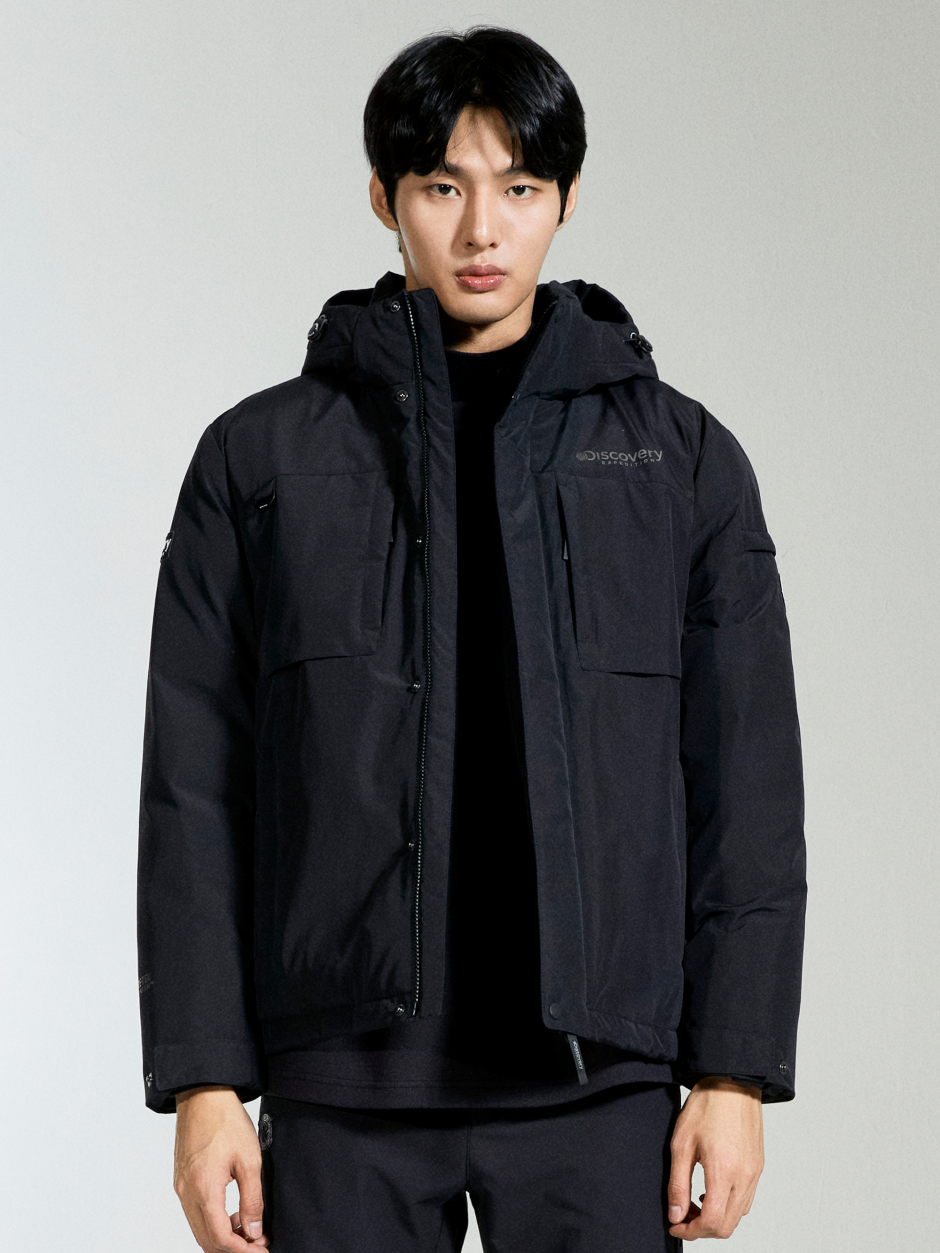 Discovery Bergen Gore 男士鵝絨外套 黑色 男款